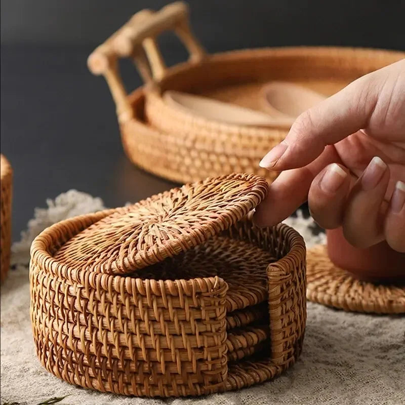  Eco-friendly Mat Drink Coasters