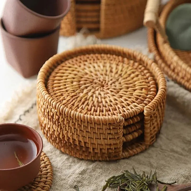  Eco-friendly Mat Drink Coasters